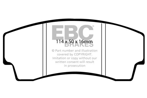 EBC Racing RP-X Track and Race Brake Pads (DP8008RPX)