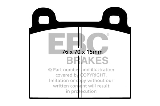 EBC Racing RP-1 Track and Race Brake Pads (DP8103RP1)