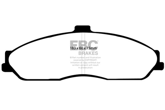 EBC Racing RP-X Track and Race Brake Pads (DP81162RPX)