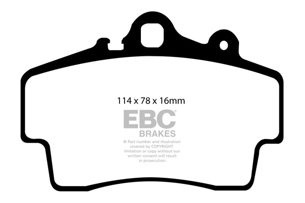 EBC Racing RP-X Track and Race Brake Pads (DP81207RPX)