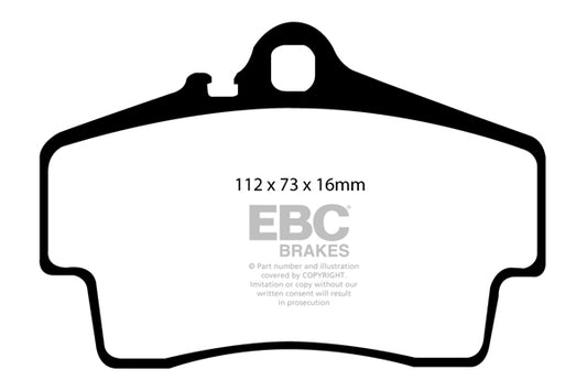 EBC Racing RP-X Track and Race Brake Pads (DP81208RPX)