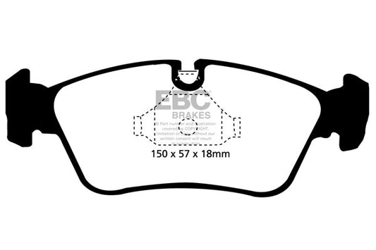 EBC Racing RP-X Track and Race Brake Pads (DP81211RPX)