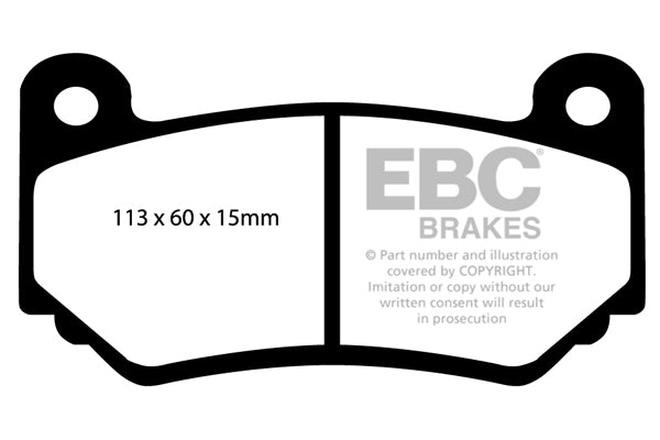 EBC Racing RP-X Track and Race Brake Pads (DP81377RPX)