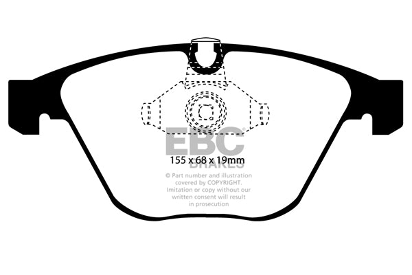 EBC Racing RP-X Track and Race Brake Pads (DP81449RPX)