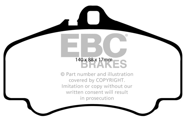 EBC Racing RP-X Track and Race Brake Pads (DP81454RPX)