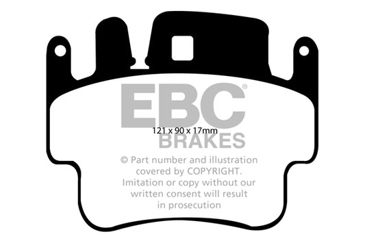 EBC Racing RP-1 Track and Race Brake Pads (DP81514RP1)