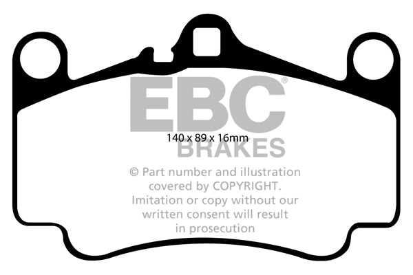 EBC Racing RP-X Track and Race Brake Pads (DP81515RPX)