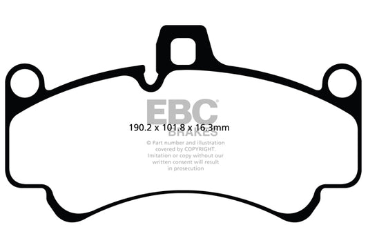 EBC Racing RP-1 Track and Race Brake Pads (DP81516RP1)