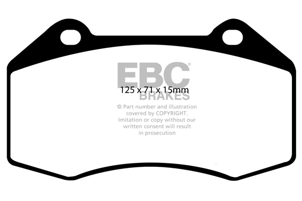 EBC Racing RP-X Track and Race Brake Pads (DP81539RPX)