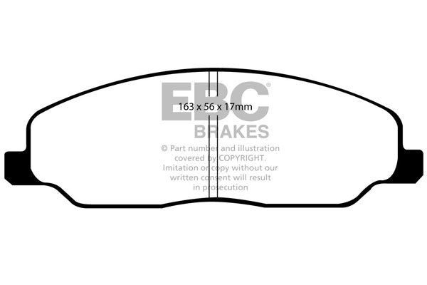 EBC Racing RP-X Track and Race Brake Pads (DP81740RPX)