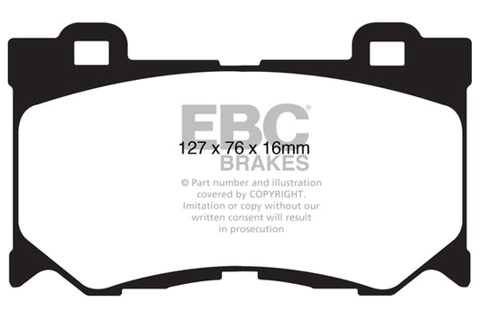 EBC Racing RP-X Track and Race Brake Pads (DP81823RPX)