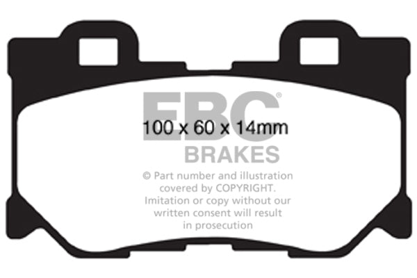 EBC Racing RP-X Track and Race Brake Pads (DP81824RPX)