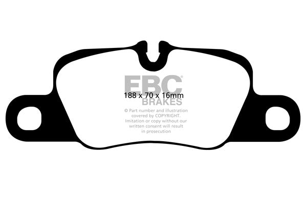 EBC Racing RP-X Track and Race Brake Pads (DP81858RPX)