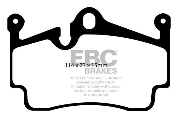 EBC Racing RP-X Track and Race Brake Pads (DP81920RPX)