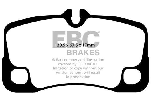 EBC Racing RP-1 Track and Race Brake Pads (DP81930RP1)