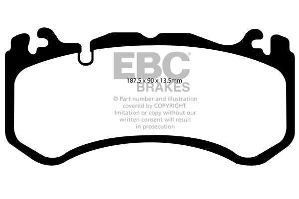 EBC Racing RP-X Track and Race Brake Pads (DP81939RPX)