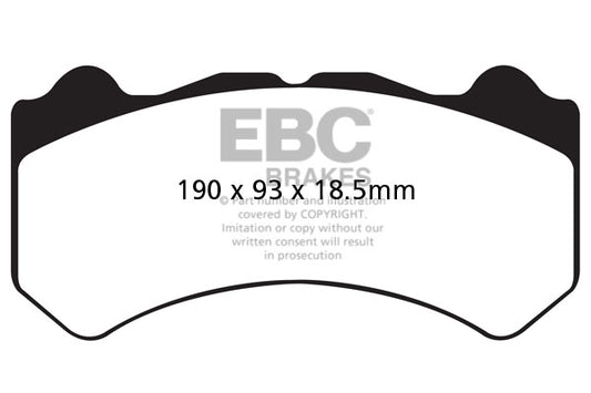 EBC Racing RP-1 Track and Race Brake Pads (DP81983RP1)