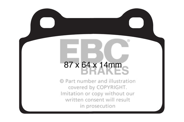 EBC Racing RP-X Track and Race Brake Pads (DP81985RPX)