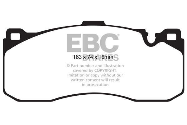 EBC Racing RP-1 Track and Race Brake Pads (DP81995RP1)