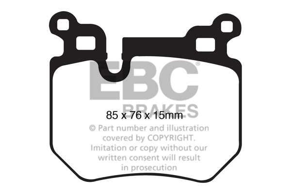 EBC Racing RP-1 Track and Race Brake Pads (DP81996RP1)