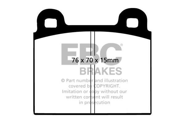 EBC Racing RP-X Track and Race Brake Pads (DP8103RPX)