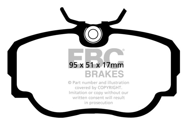 EBC Racing RP-1 Track and Race Brake Pads (DP8779RP1)