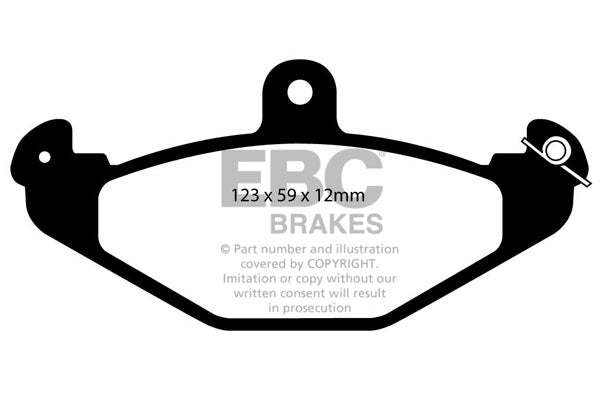 EBC Racing RP-1 Track and Race Brake Pads (DP8885/2RP1)