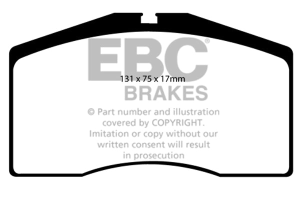 EBC Racing RP-X Track and Race Brake Pads (DP8997RPX)