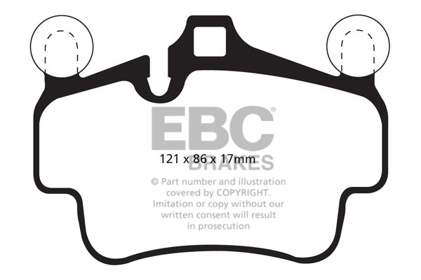 EBC Racing RP-X Track and Race Brake Pads (DP82029RPX)