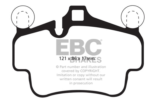 EBC Racing RP-1 Track and Race Brake Pads (DP82029RP1)