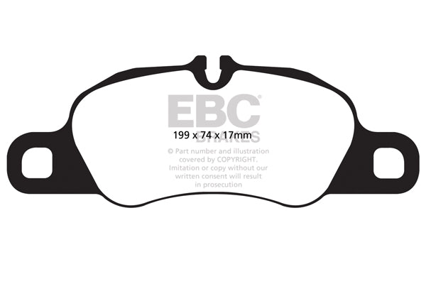 EBC Racing RP-1 Track and Race Brake Pads (DP82057RP1)