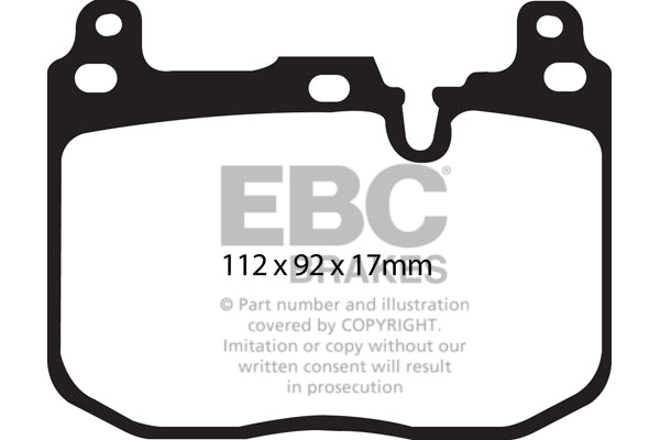 EBC Bluestuff NDX Trackday Brake Pad Set (DP52130NDX)