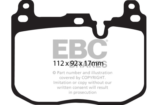 EBC Racing RP-X Track and Race Brake Pads (DP82130RPX)