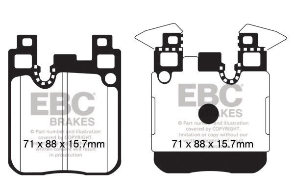 EBC Racing RP-1 Track and Race Brake Pads (DP82133RP1)