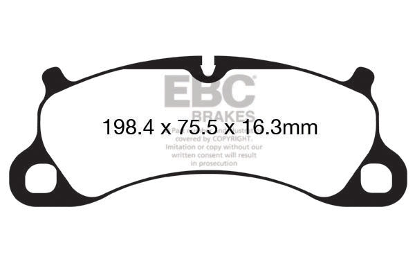 EBC Racing RP-X Track and Race Brake Pads (DP82144RPX)