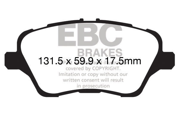 EBC Racing RP-X Track and Race Brake Pads (DP82149RPX)