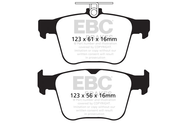 EBC Racing RP-X Track and Race Brake Pads (DP82173RPX)