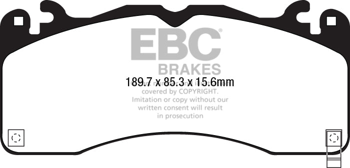 EBC Racing RP-X Track and Race Brake Pads (DP83040RPX)