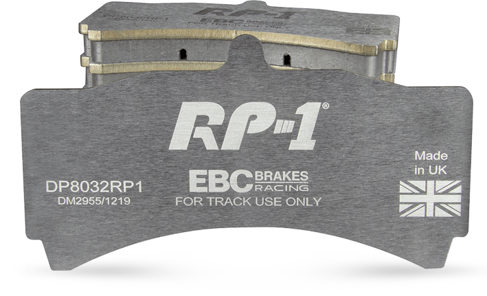 EBC RP1 Track pads for Alcon  H Type  RC4463/39   (DP8003RP1) Front