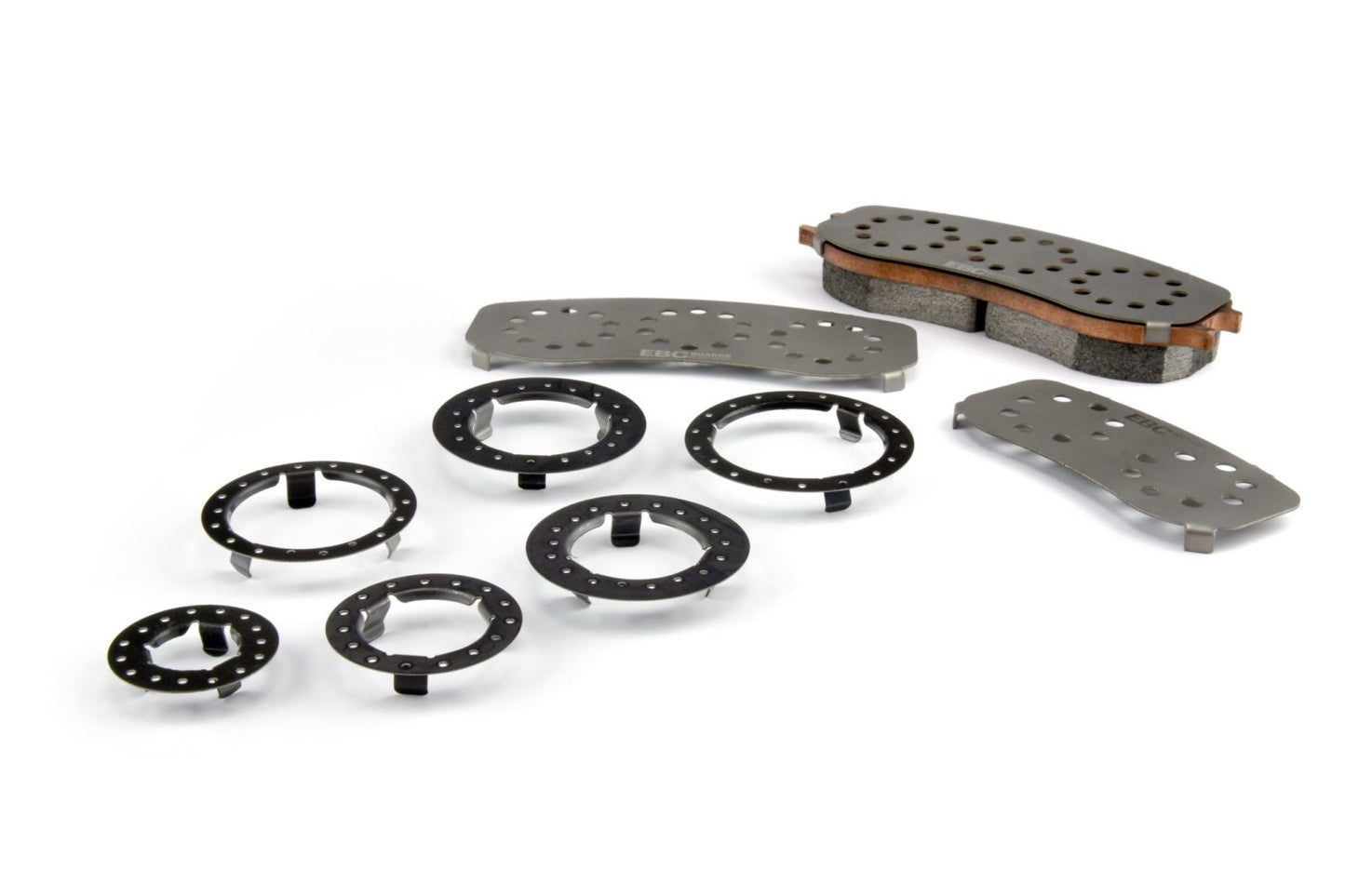 EBC Brakes - Titanium Brake Pad Shims (SH002) Front